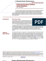 Implementing Barrel Shifters Using Multipliers