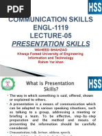 LECTURE 05 Presentation Skills