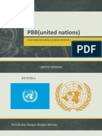 PBB (United Nations) : Pertubuhan Bangsa Bangsa Bersatu