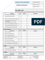 Format Inspection Checklist