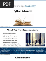 Python Advanced: © 2020 The Knowledge Academy LTD