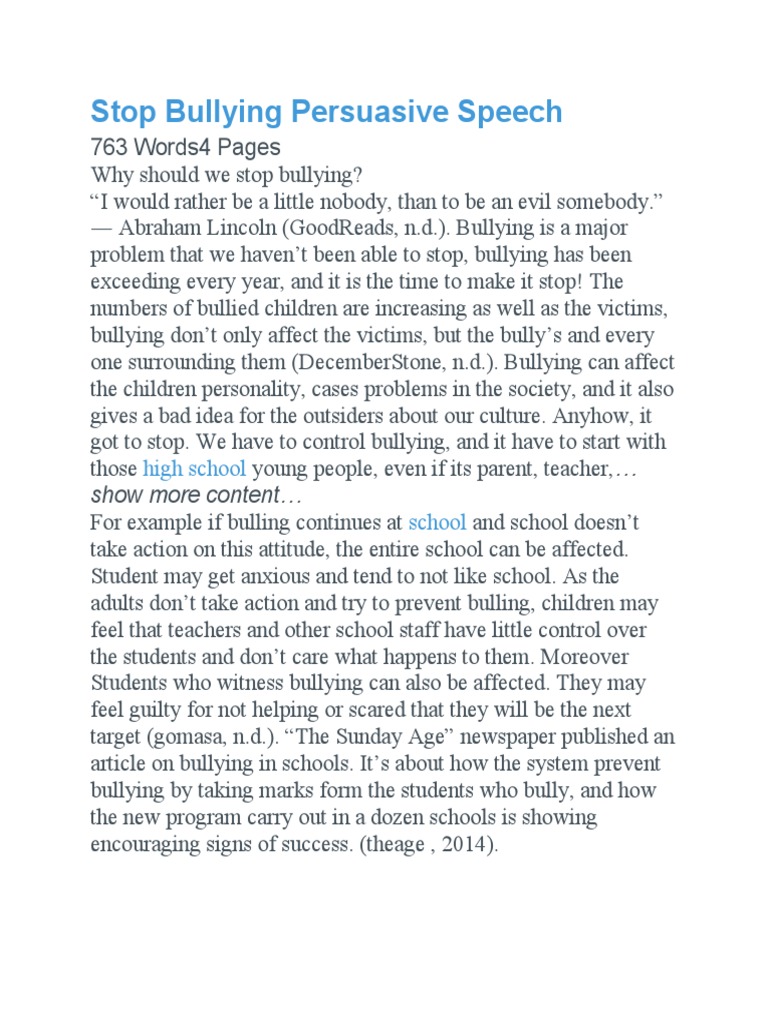 stop-bullying-persuasive-speech-pdf