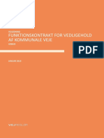 Funktionskontrakt For Vedligehold Af Kommunale Veje - Vejledning (Jan. 2015)