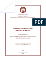 La Producción Dramática de Cristóbal de Morales: U S F F D L E H