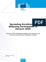 Widening Participation in H2020 Report (European Union, Horizon 2020)