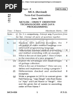 MCS 024 Previous Year Question Papers by Ignouassignmentguru - 2