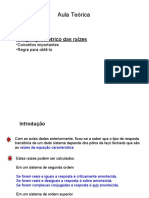 Aula Teórica: O Lugar Geométrico Das Raízes