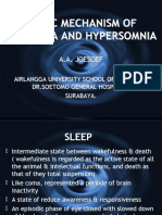 Basic Mechanism of Insomnia and Hypersomnia: A.A. Joesoef