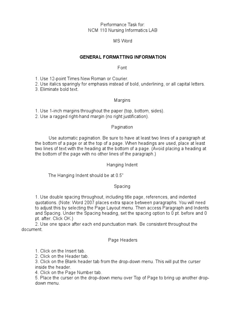 Format Informatics | PDF | Paragraph | Typography