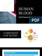 Human Blood: iGCSE Edexcel Biology
