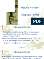 P5B - Interpolasi Hermite