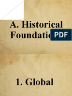 A. Historical Foundations