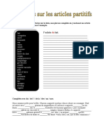 Exercices Sur Les Partitifs Exercice Grammatical - 8048