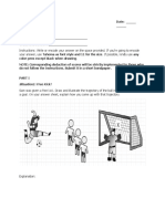 Activity For Projectile Motion