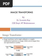 Image Transforms: by Dr. Suvendu Rup CSE Dept. IIIT Bhubaneswar