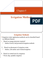 Chapter-5: Irrigation Method