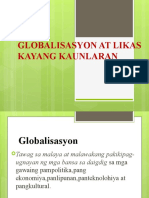 Globalisasyon at Likas Kayang Kaunlaran