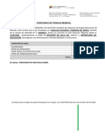 Constancia de Trabajo Mensual: Carácter Salarial Mensual