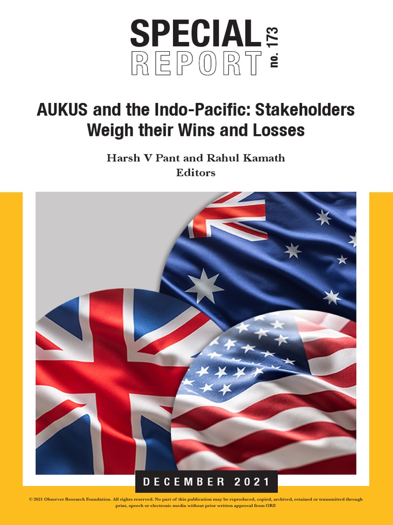 ORF SpecialReport 173 AUKUS | PDF | International Relations ...