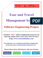 Tour and Travel Management System - TutorialsDuniya