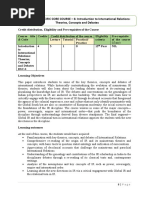 Introduction To International Relations The Syllabus!!