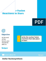 The Nuclear Fusion Reactions in Stars: Lesson 1.3