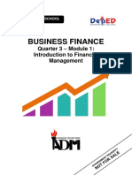 Pdfcoffee.com Finance Week 1 Module 1 Final PDF Free