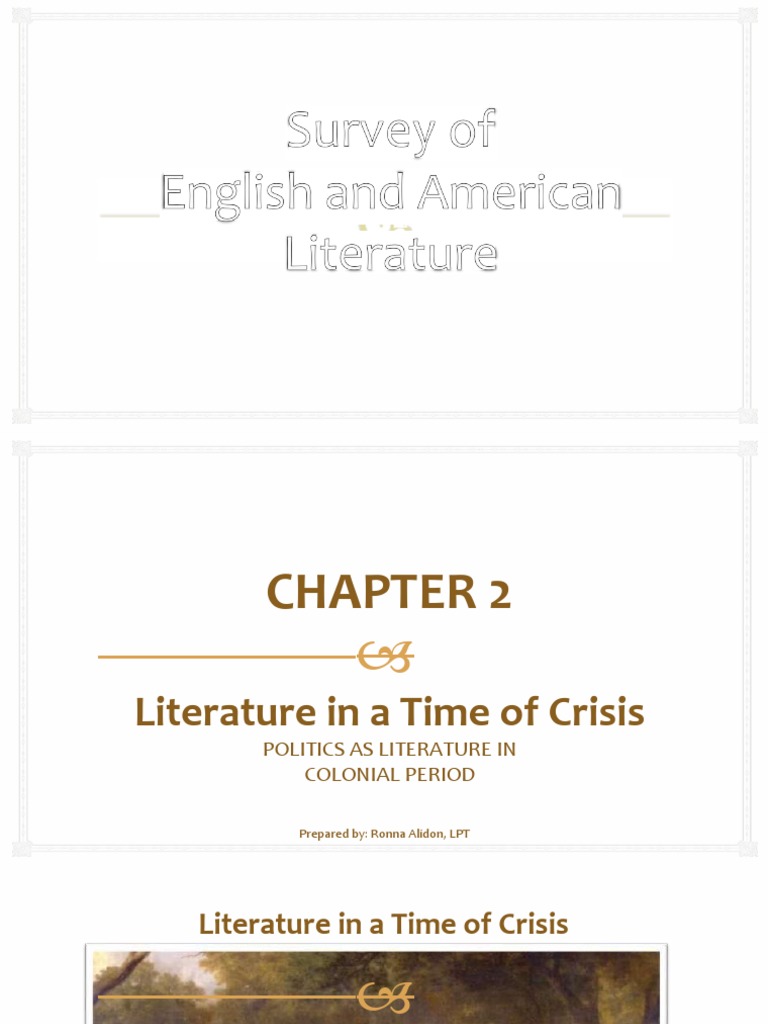 Colonial Literature and Rhetoric | PDF | The United States | Politics ...