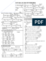 Cantos para 01 de Fevereiro: Melodia: Cheia de Graça 92º Encontro Salmodia