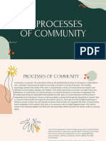 Iv. Processes of Community