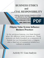 Filipino Value System Influence Business Practices