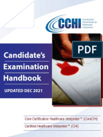 CCHI Candidate Examination Handbook