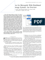 Control Strategies For Microgrids With Distributed Energy Storage Systems - An Overview