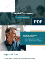 Financial Forecasting: Dr. Eduardo Añonuevo