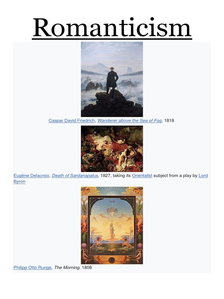 Romanticism Pdf Romanticism