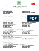 Qfix Payment Consolidated Fee Receipt