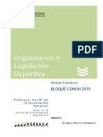 Organización y Legislación Deportiva