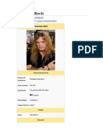 Sebastian Bach de wikipedia