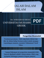 Muamalah Dalam Islam: Universitas Muhammadiyah Gresik