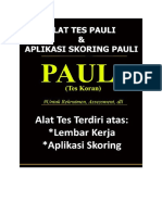 Tes PAULI Dan Software Skoring PAULI