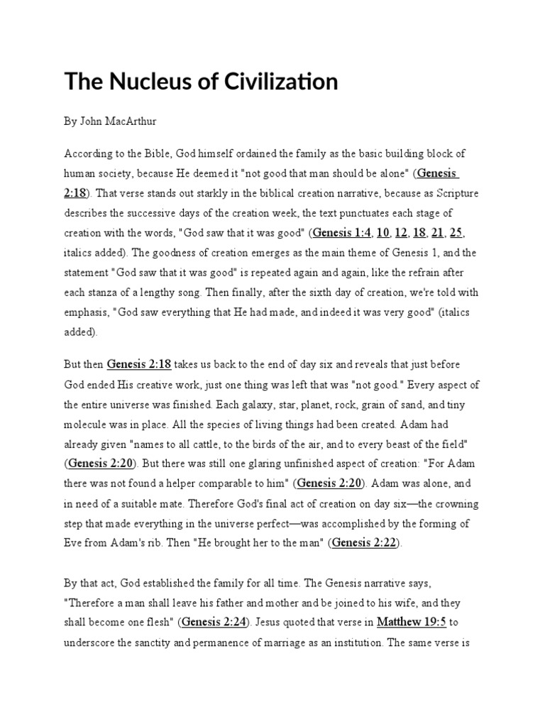 the-nucleus-of-civilization-genesis-2-18-genesis-1-4-10-12-18-21-25