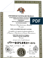 Diploma U Trujillo
