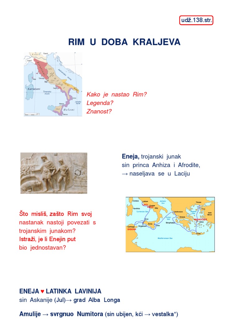 Rim U Doba Kraljeva: Udž.138.str | PDF
