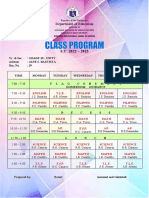 Class Program A4