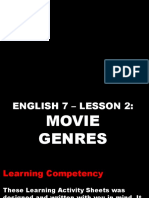 ENG7 Lesson 2 Movie Genres