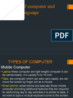 Categories of Computer and Computer Language