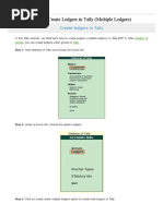 How To Create Ledgers in Tally (Multiple Ledgers)