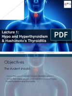 L1 Hypo, Hyperthyroidism and Hashimoto Thyroiditis