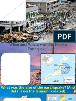 2011 Tohoku Earthquake Web Quest Fact File: by Aryan Mukherjee 10X