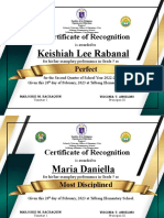 Certificate of Recognition Template